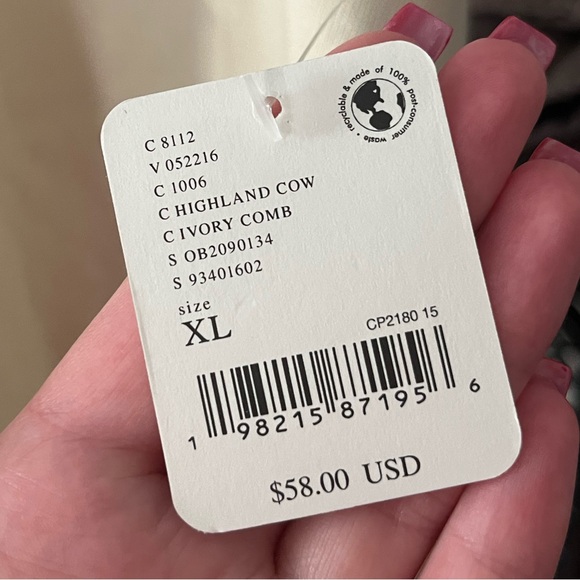 NWT Free People Farm Friends Highland Cow Tee - Picture 5 of 7